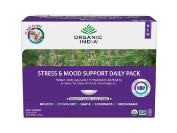 ORGANIC INDIA: Stress Mood Daily Pack, 180 cp