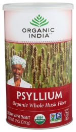 ORGANIC INDIA: Psyllium Organic Whole Husk Fiber, 12 oz